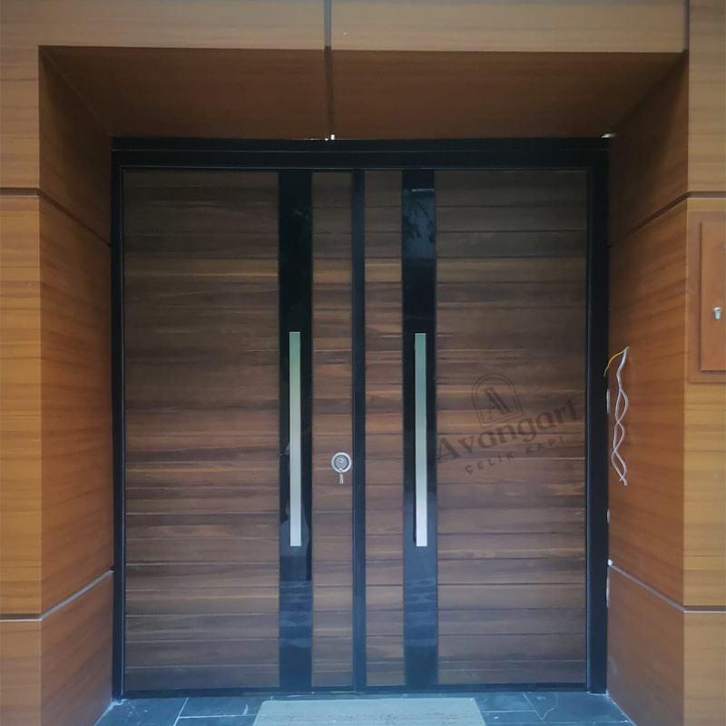 Kahve Apartman Kapısı AVGN-613