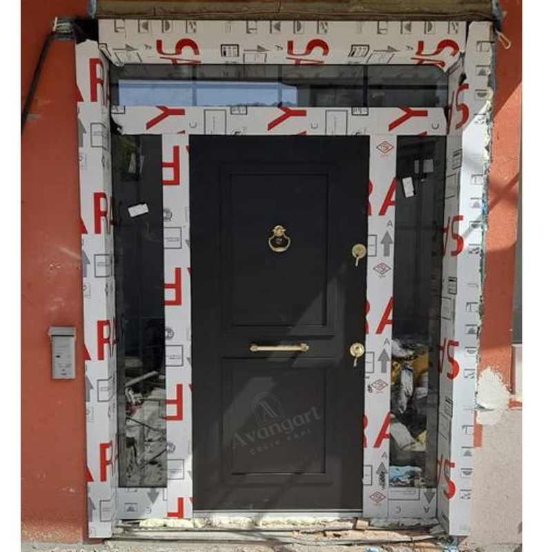 Antrasit Apartman Kapısı AVGN-602