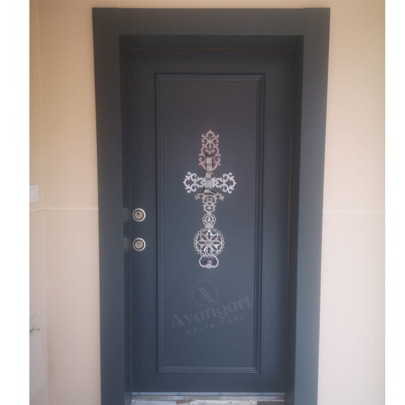 Antrasit Detay Daire Kapısı AVGN-348