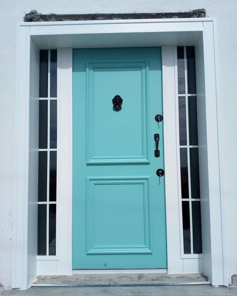 Pastel Mavi Villa Kapısı AVNG-007