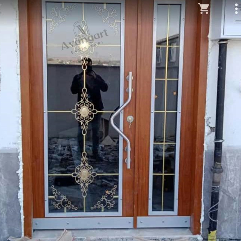 Desenli Apartman Kapısı AVGN-630